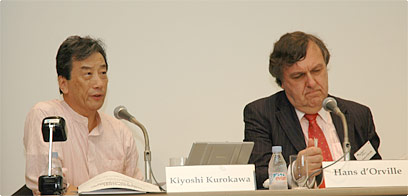 Kiyoshi Kurokawa and Hans d'Orville