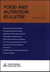 Table of Contents  FOOD AND NUTRITION BULLETIN